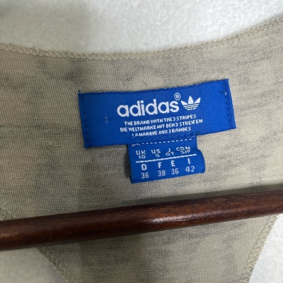 Adidas Originals Patterned Racer Back Tank Top Sz S - Picture 7 of 7